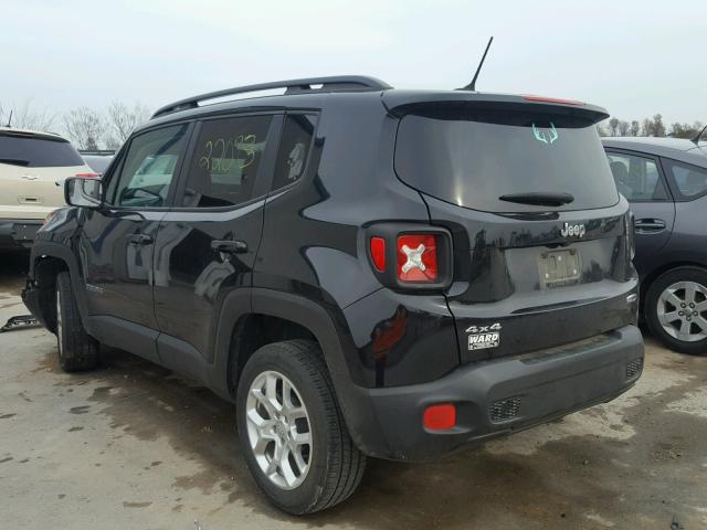 ZACCJBBT4FPB83242 - 2015 JEEP RENEGADE L BLACK photo 3