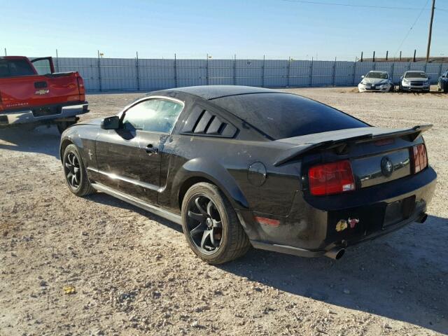 1ZVFT80N675352120 - 2007 FORD MUSTANG BLACK photo 3