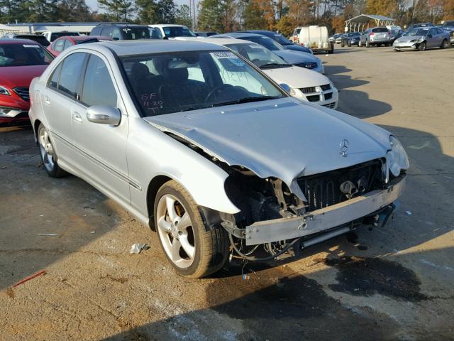 WDBRF52H66F783545 - 2006 MERCEDES-BENZ C GENERATI SILVER photo 1