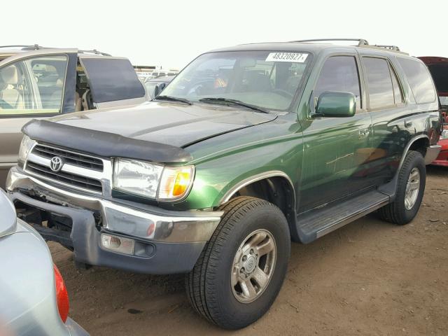 JT3HN86R6X0200436 - 1999 TOYOTA 4RUNNER SR GREEN photo 2