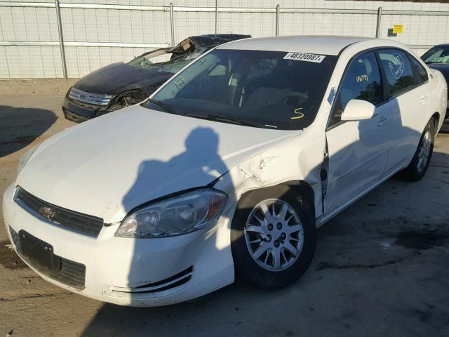 2G1WS553281265080 - 2008 CHEVROLET IMPALA POL WHITE photo 2