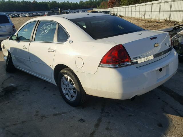 2G1WS553281265080 - 2008 CHEVROLET IMPALA POL WHITE photo 3