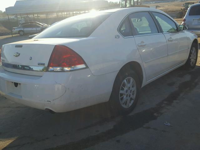 2G1WS553281265080 - 2008 CHEVROLET IMPALA POL WHITE photo 4