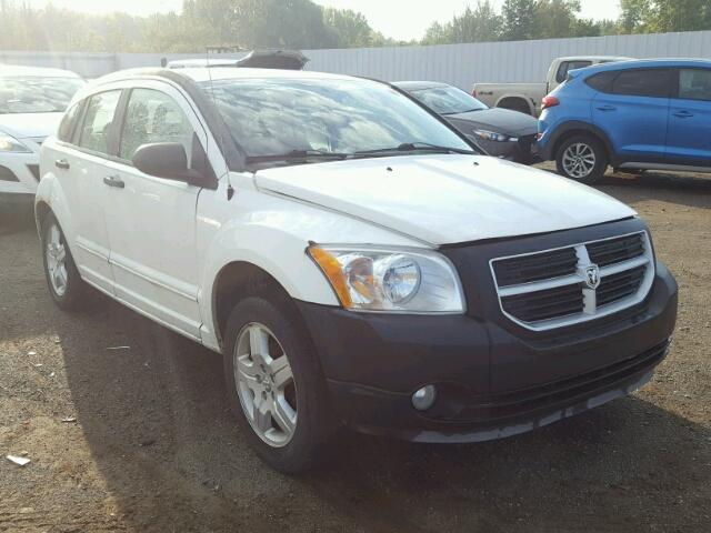 1B3HB48B17D582365 - 2007 DODGE CALIBER SX WHITE photo 1