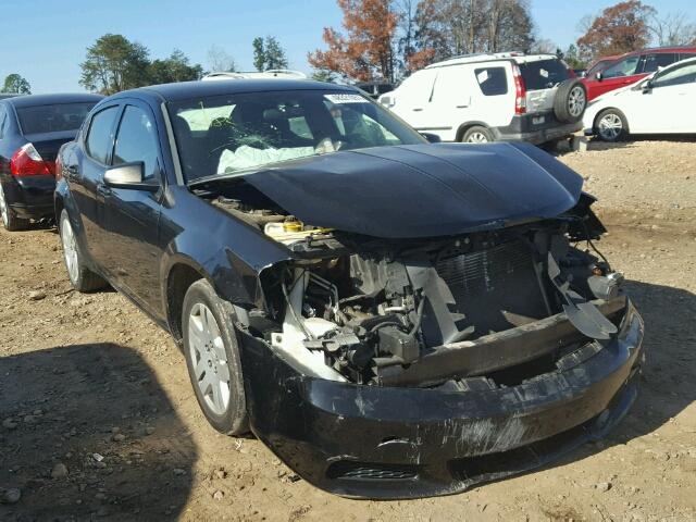 1B3BD4FB8BN609454 - 2011 DODGE AVENGER EX BLACK photo 1