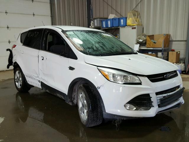 1FMCU9GX1EUE28437 - 2014 FORD ESCAPE SE WHITE photo 1