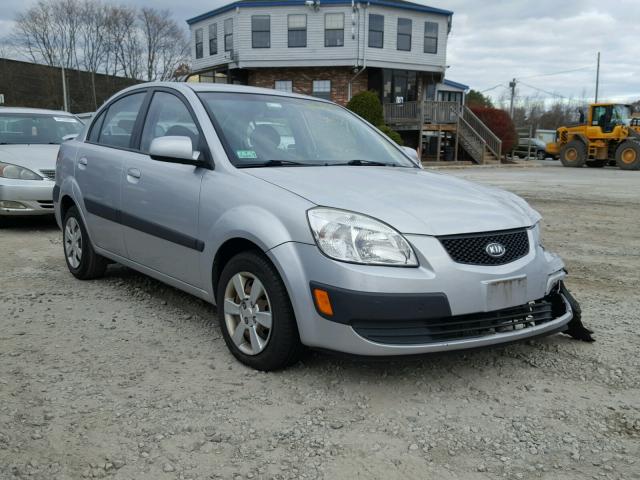 KNADE123576187112 - 2007 KIA RIO BASE SILVER photo 1