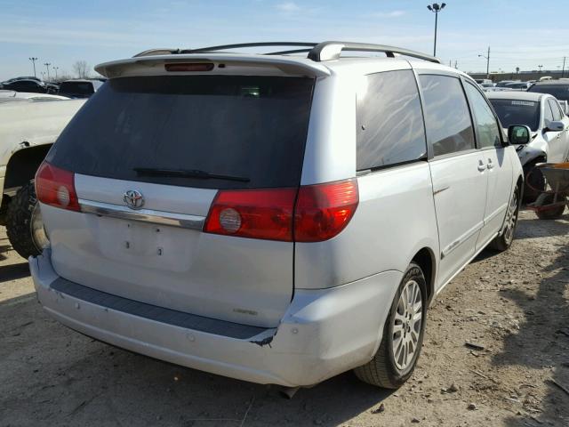 5TDZK22C17S020169 - 2007 TOYOTA SIENNA XLE WHITE photo 4