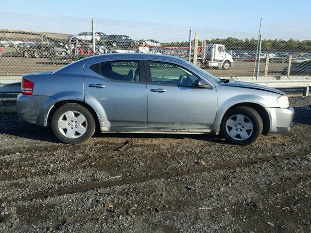 1B3LC46K48N595911 - 2008 DODGE AVENGER SE GRAY photo 9