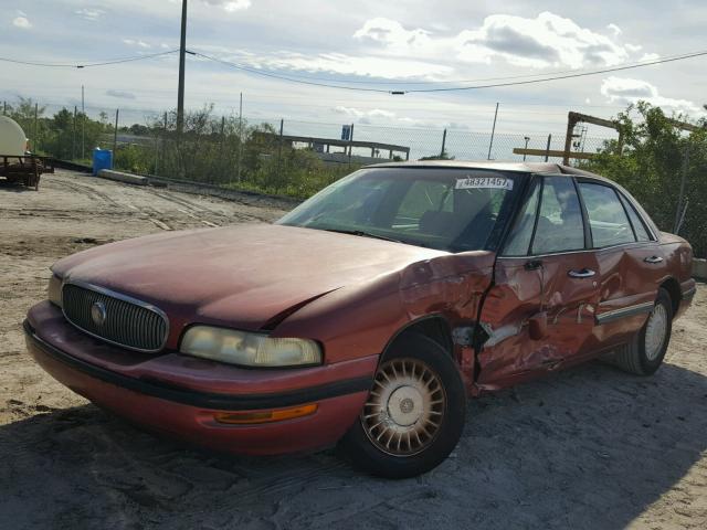 1G4HP52K3XH421311 - 1999 BUICK LESABRE CU RED photo 2