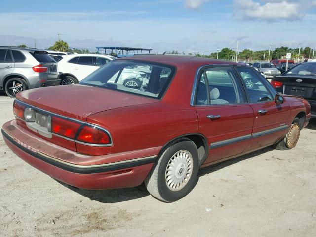 1G4HP52K3XH421311 - 1999 BUICK LESABRE CU RED photo 4