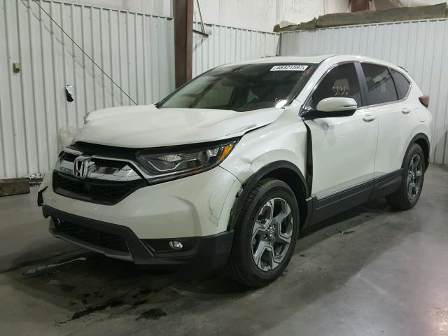 2HKRW1H53HH516668 - 2017 HONDA CR-V EX WHITE photo 2