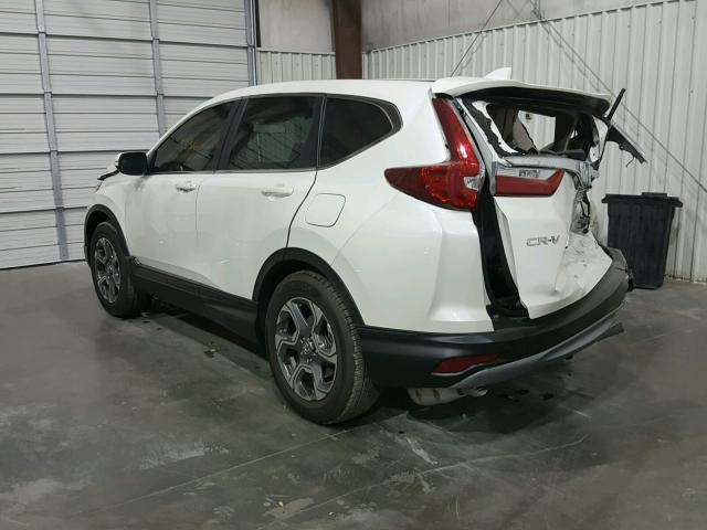 2HKRW1H53HH516668 - 2017 HONDA CR-V EX WHITE photo 3