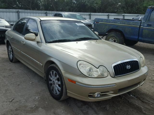 KMHWF35H34A088594 - 2004 HYUNDAI SONATA GLS TAN photo 1