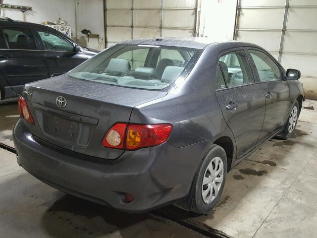 2T1BU4EE5AC391341 - 2010 TOYOTA COROLLA BA GRAY photo 4