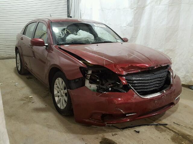 1C3CCBBG5DN528687 - 2013 CHRYSLER 200 TOURIN RED photo 1