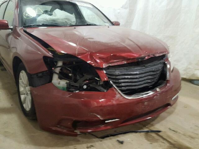 1C3CCBBG5DN528687 - 2013 CHRYSLER 200 TOURIN RED photo 9