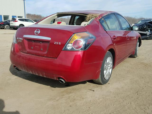 1N4AL21E09C106970 - 2009 NISSAN ALTIMA 2.5 MAROON photo 4