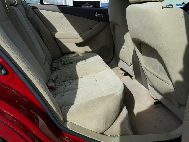 1N4AL21E09C106970 - 2009 NISSAN ALTIMA 2.5 MAROON photo 6