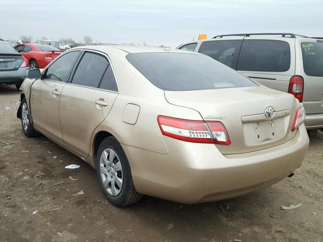 4T1BF3EKXBU734669 - 2011 TOYOTA CAMRY BASE BEIGE photo 3