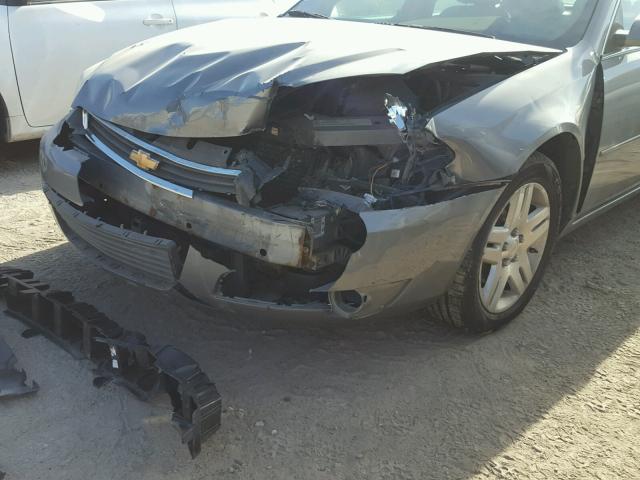 2G1WU581X69152366 - 2006 CHEVROLET IMPALA LTZ GRAY photo 9