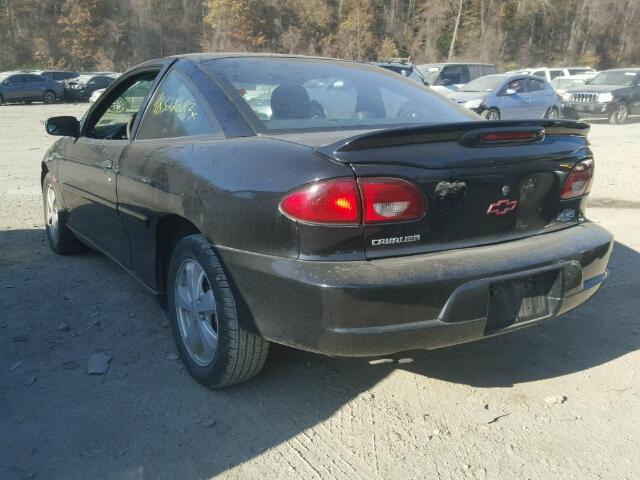 1G1JF12T417106288 - 2001 CHEVROLET CAVALIER Z BLACK photo 3