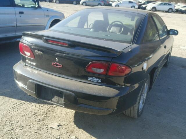 1G1JF12T417106288 - 2001 CHEVROLET CAVALIER Z BLACK photo 4