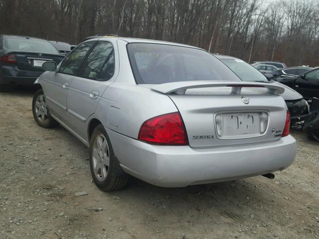 3N1CB51A26L572052 - 2006 NISSAN SENTRA 1.8 SILVER photo 3