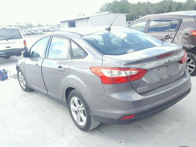 1FADP3F23EL417082 - 2014 FORD FOCUS SE GRAY photo 3