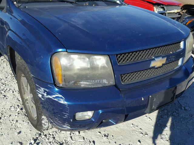 1GNDT13SX62127550 - 2006 CHEVROLET TRAILBLAZE BLUE photo 9