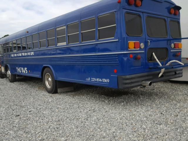 1BAAKCPHXYF093673 - 2000 BLUE BIRD SCHOOL BUS BLUE photo 3