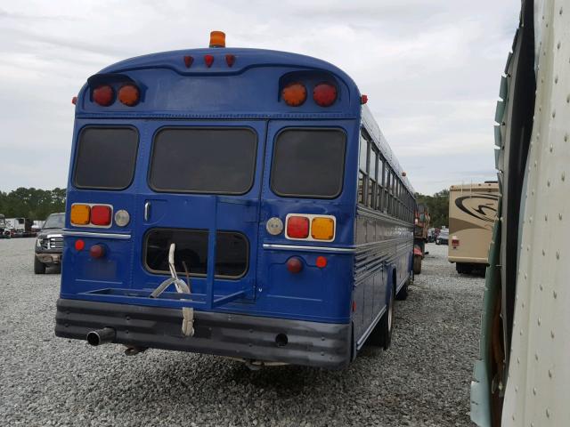 1BAAKCPHXYF093673 - 2000 BLUE BIRD SCHOOL BUS BLUE photo 4