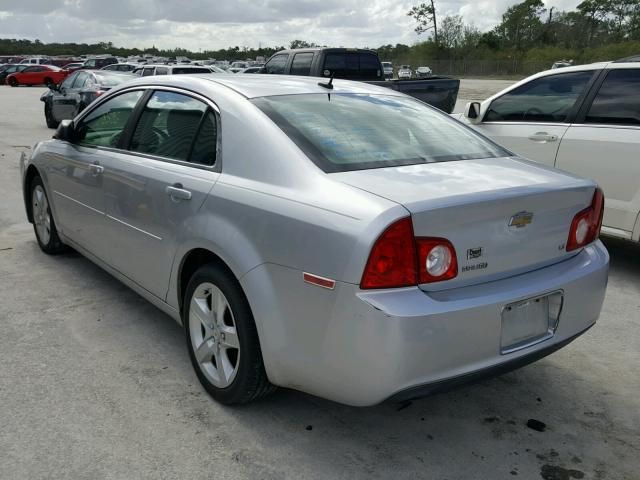 1G1ZG57B194203890 - 2009 CHEVROLET MALIBU LS SILVER photo 3