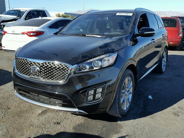 5XYPK4A55GG136218 - 2016 KIA SORENTO SX BLACK photo 2