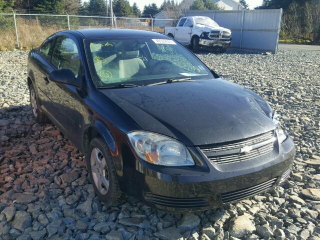 1G1AJ15F987284860 - 2008 CHEVROLET COBALT LS BLACK photo 1