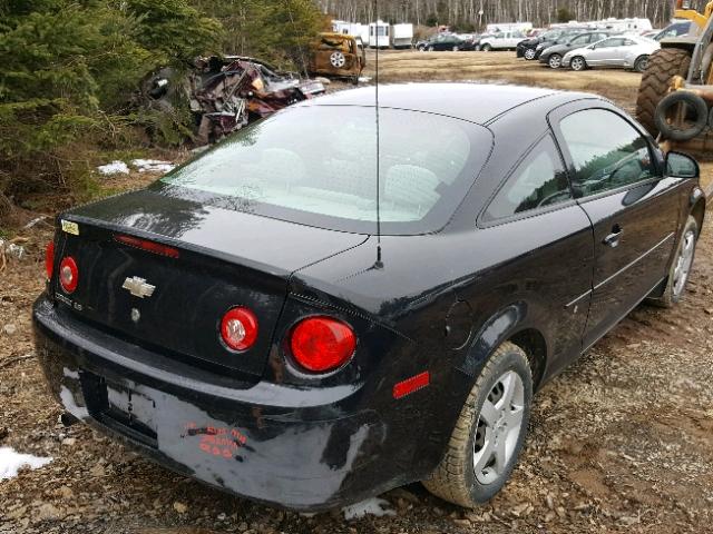 1G1AJ15F987284860 - 2008 CHEVROLET COBALT LS BLACK photo 4