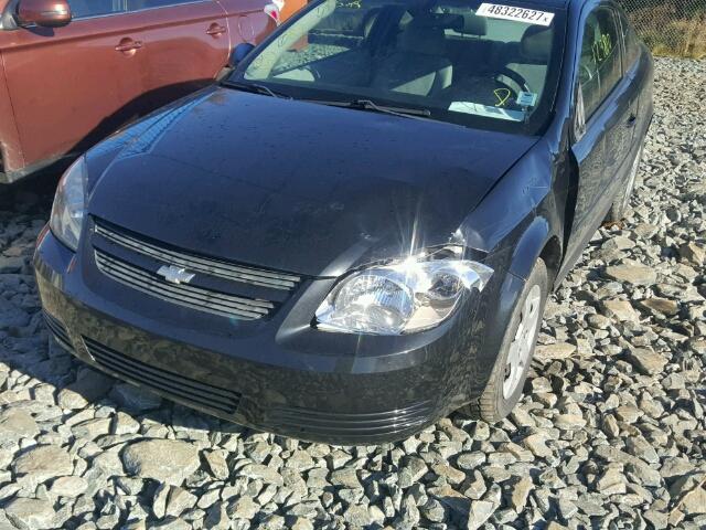 1G1AJ15F987284860 - 2008 CHEVROLET COBALT LS BLACK photo 9