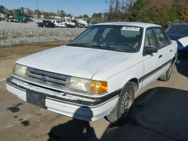 2FAPP35X7MB188947 - 1991 FORD TEMPO L WHITE photo 2