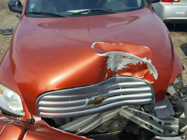 3GNDA13D18S623903 - 2008 CHEVROLET HHR LS Naranja foto 7