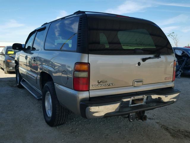 3GKEC16Z43G328051 - 2003 GMC YUKON XL C TAN photo 3