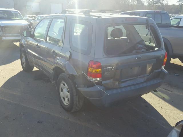 1FMYU02123KA33115 - 2003 FORD ESCAPE XLS GRAY photo 3