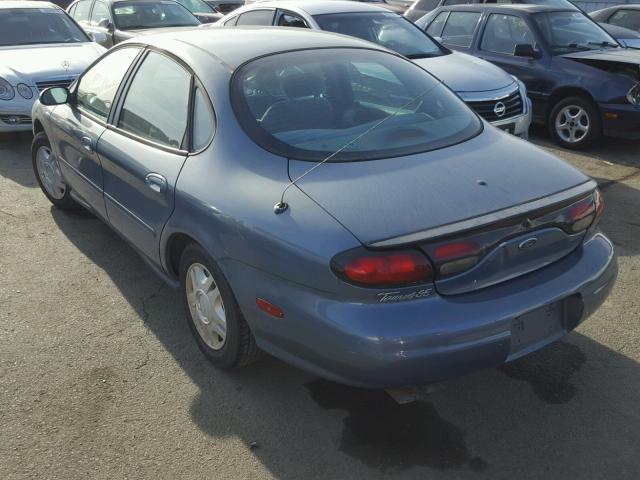 1FAFP53U2XG194023 - 1999 FORD TAURUS SE BLUE photo 3