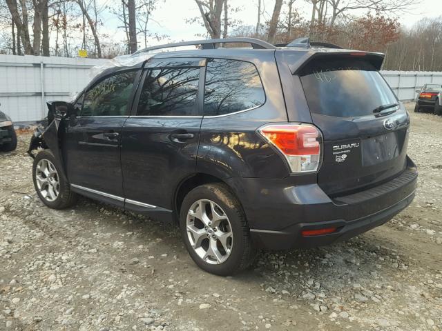 JF2SJAWC7HH548234 - 2017 SUBARU FORESTER 2 GRAY photo 3