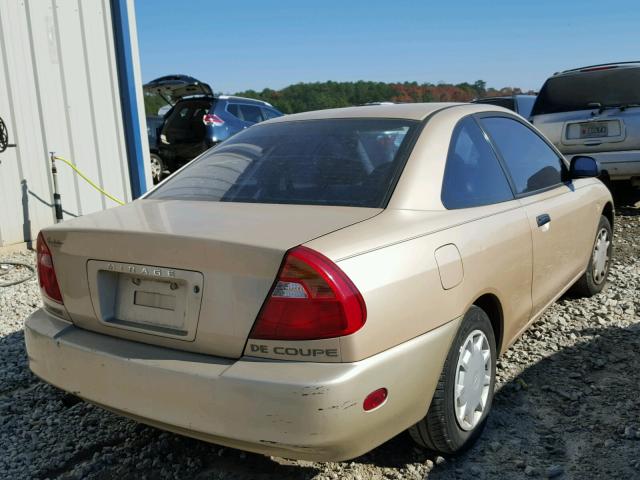 JA3AY11A0YU036509 - 2000 MITSUBISHI MIRAGE DE BEIGE photo 4