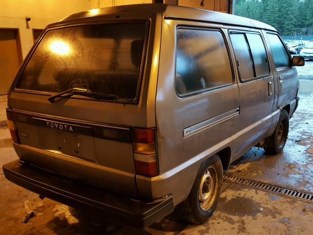 JT3YR22W0G5011412 - 1986 TOYOTA VAN WAGON BROWN photo 4