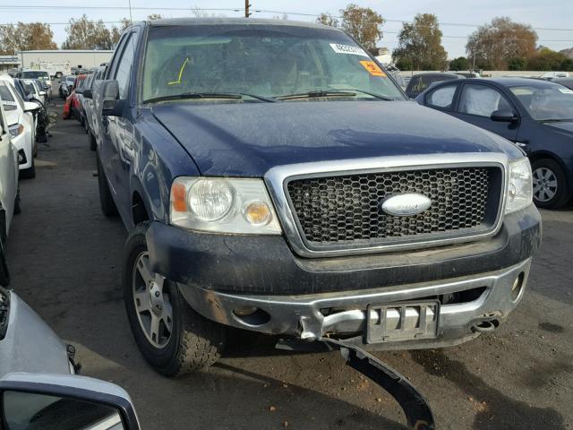 1FTPX14507FA32055 - 2007 FORD F150 BLACK photo 1