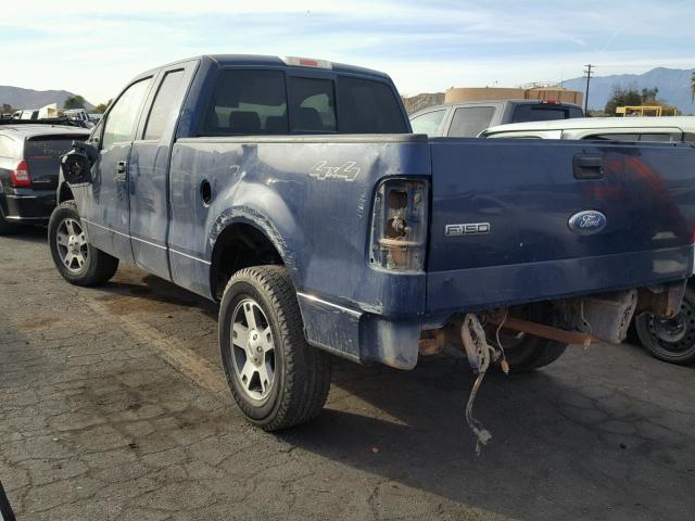 1FTPX14507FA32055 - 2007 FORD F150 BLACK photo 3