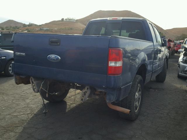 1FTPX14507FA32055 - 2007 FORD F150 BLACK photo 4