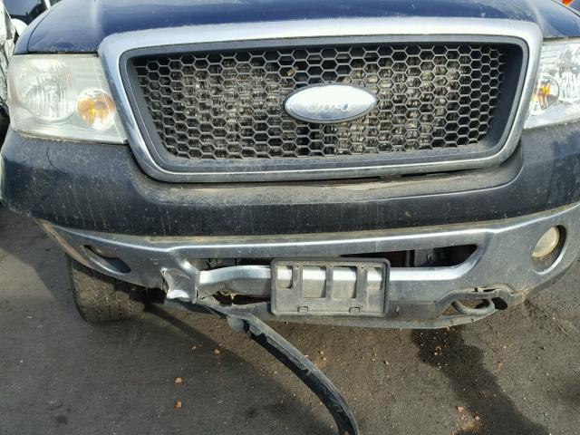 1FTPX14507FA32055 - 2007 FORD F150 BLACK photo 9