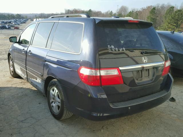 5FNRL38835B113282 - 2005 HONDA ODYSSEY TO BLUE photo 3